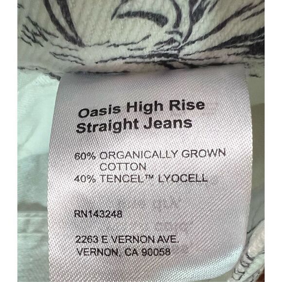 Reformation Oasis High Rise Straight Jeans NWT Size 23 - Picture 8 of 9